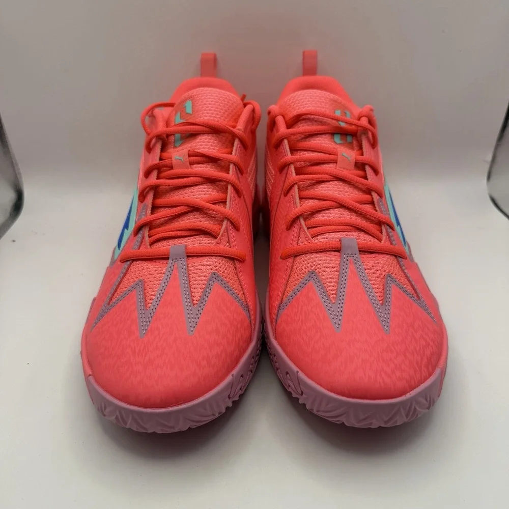 PUMA‎ Scoot Zeros Sunset Glow Pink/Blue Basketball Men's Size 11 - 310415-02